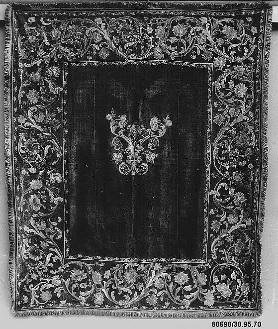 Cover, Silk on silk, Portuguese 