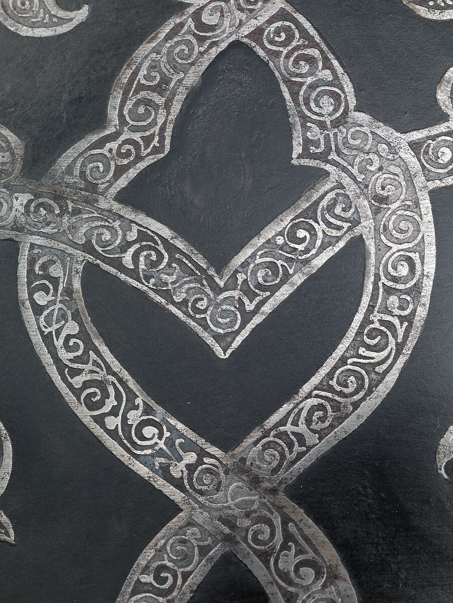 Morion, Steel, silver, pigment,
 brass, gold, glass, German, Nuremberg