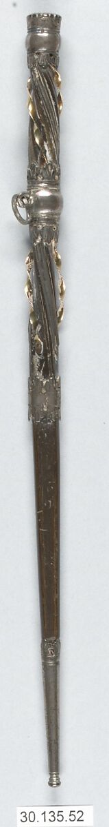 Needle sheath, Horn and metal, Italian 