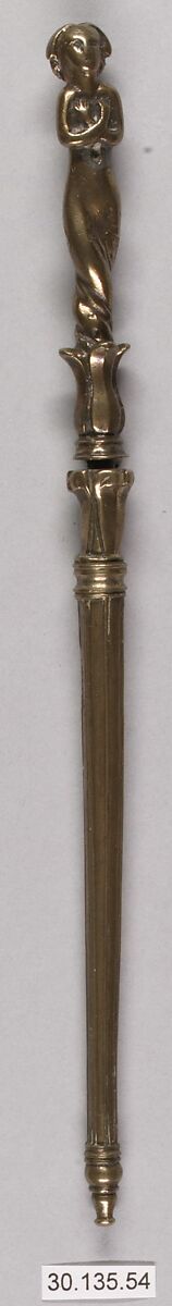 Needle case, Bronze, possibly Italian 