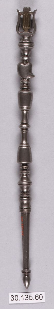 Needle sheath, Silver, possibly Italian 
