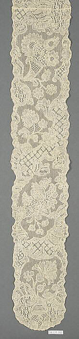 Lappet, Bobbin lace, Flemish 