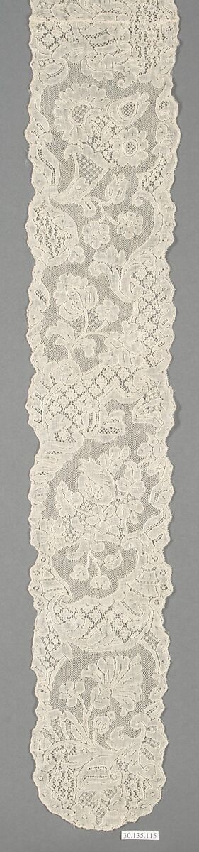 Lappet, Bobbin lace, Flemish