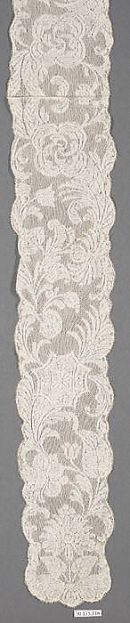 Lappet, Bobbin lace, French 