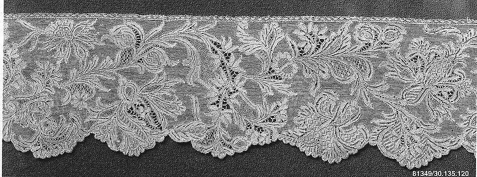 Border, Needle lace, Italian 