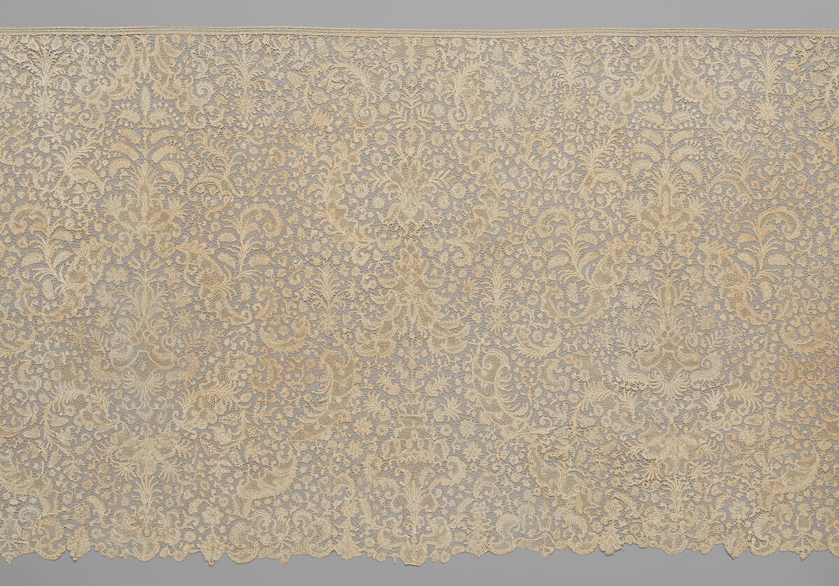 Flounce, Bobbin lace, Flemish