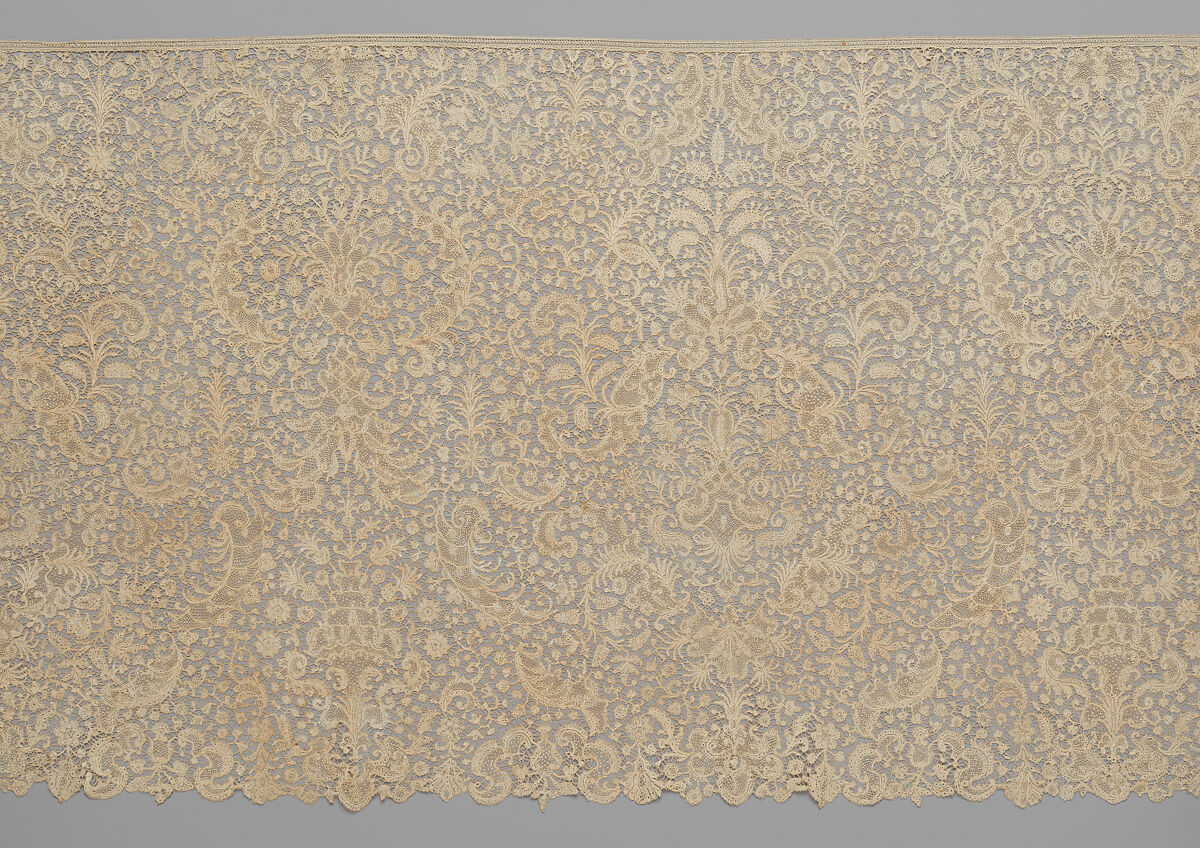 Flounce, Bobbin lace, Flemish