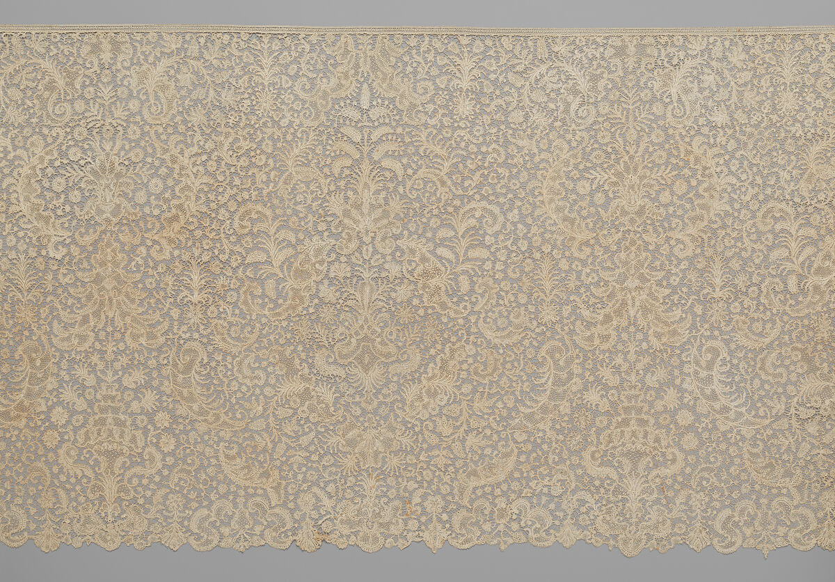 Flounce, Bobbin lace, Flemish