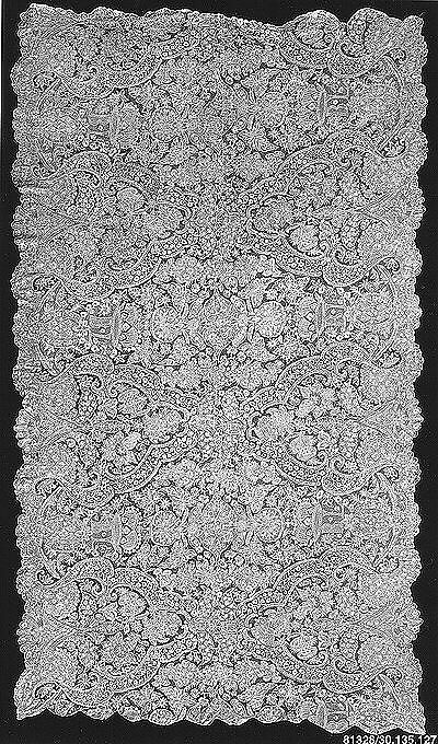 Flounce, Bobbin lace, point d'Angleterre, Flemish 