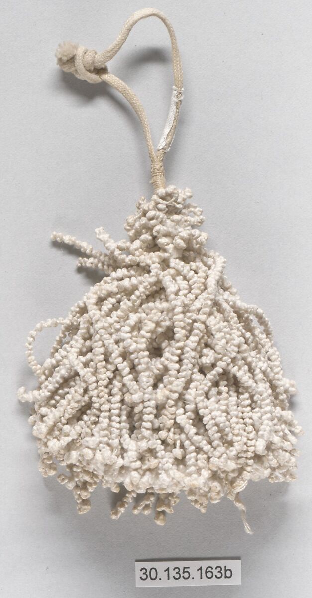 Pair of tassels, Linen, Italian