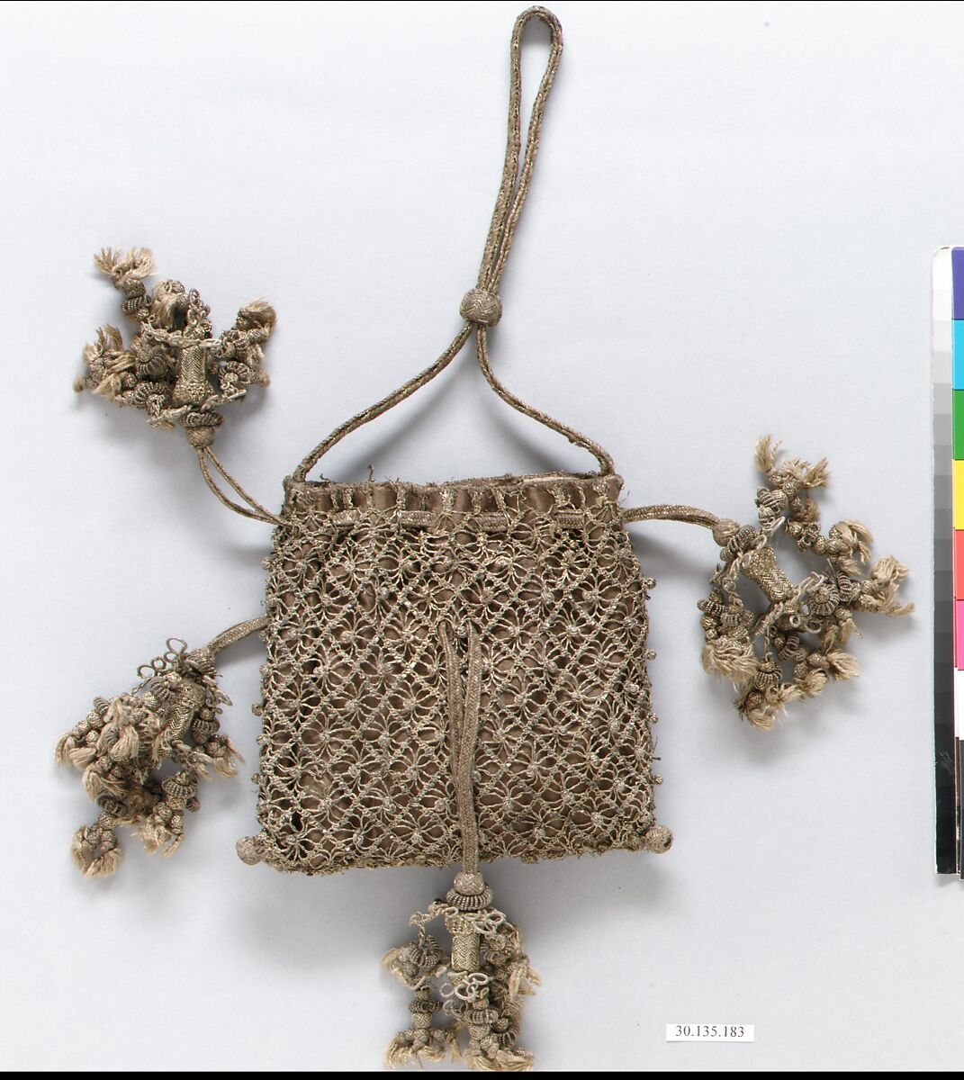 Bag, Macrame, possibly Italian