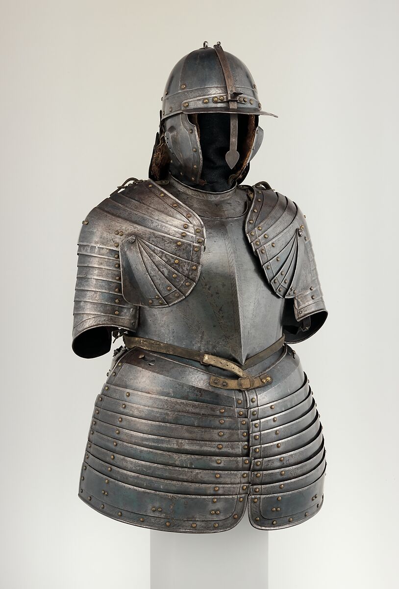 Half Armor, Attributed to Martin Schneider the Younger (German, Nuremberg, active ca. 1610–20), Steel, German, Nuremberg 