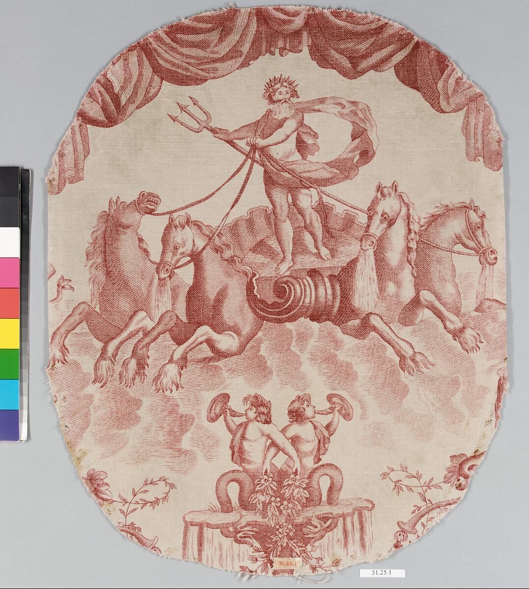 Fragment, Linen, French, possibly Nantes