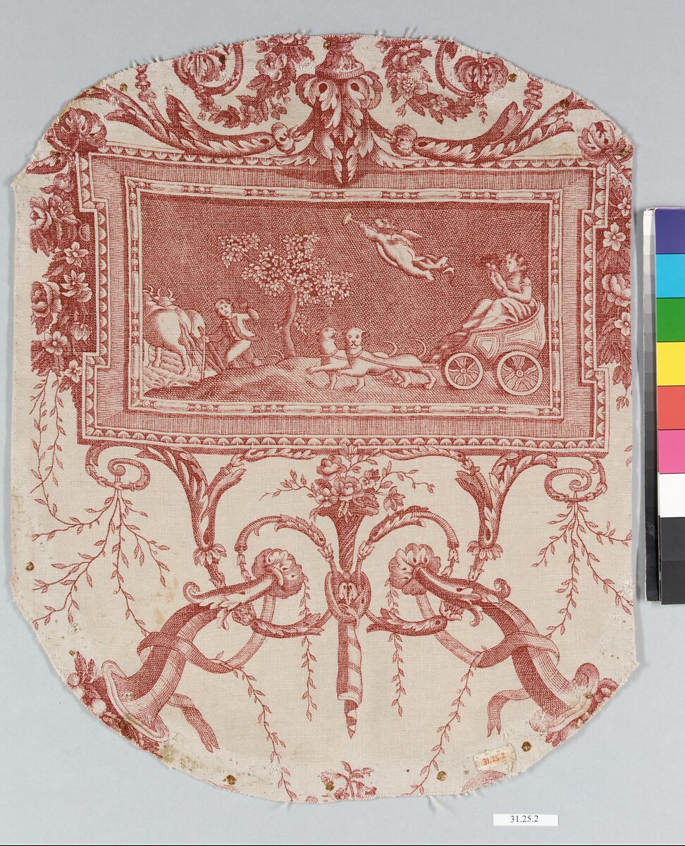 Fragment, Linen, French, possibly Nantes