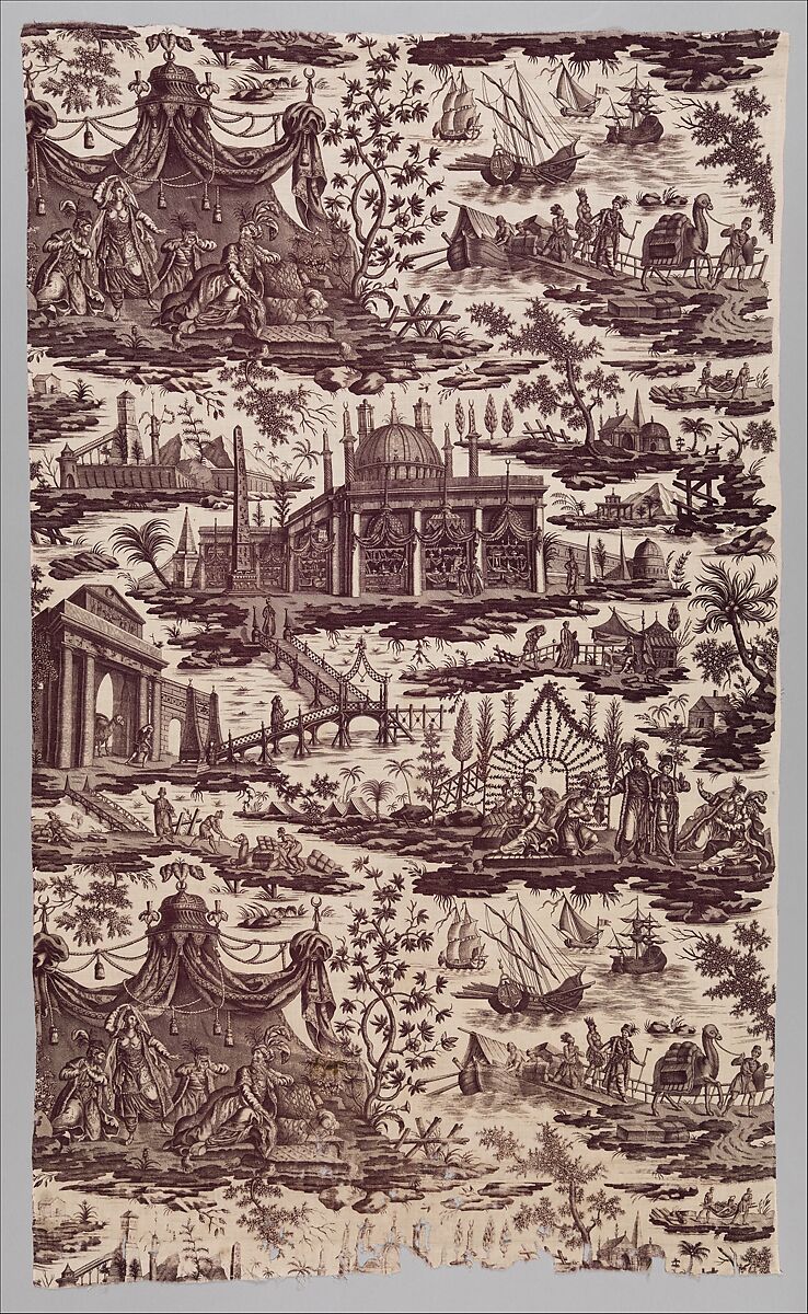 La Caravane du Caire, Favre Petitpierre et Cie, Cotton, French, possibly Nantes 