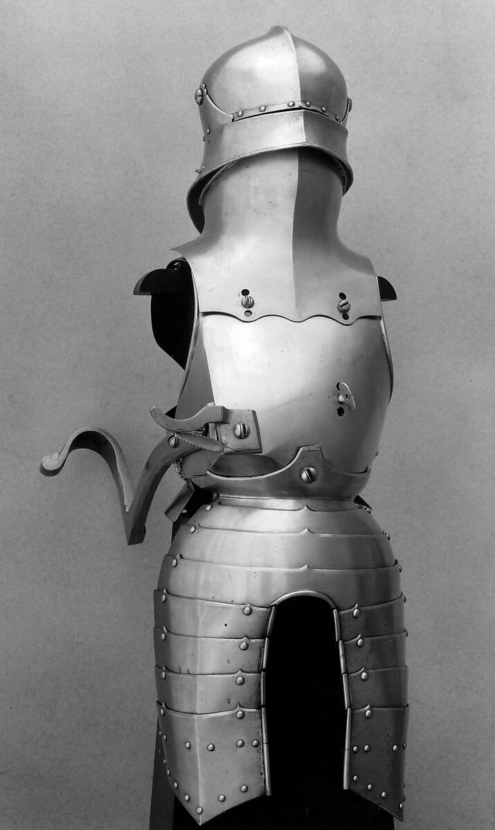 Half Armor, Steel, leather, German 