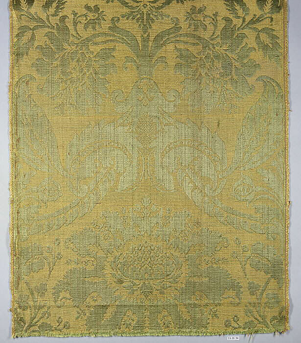 Piece, Silk and hemp, possibly Italian 