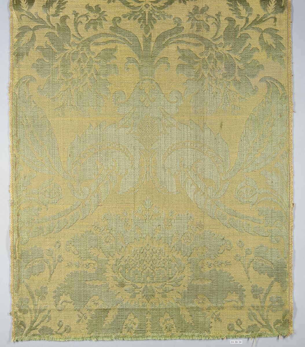 Piece, Silk and hemp, possibly Italian
