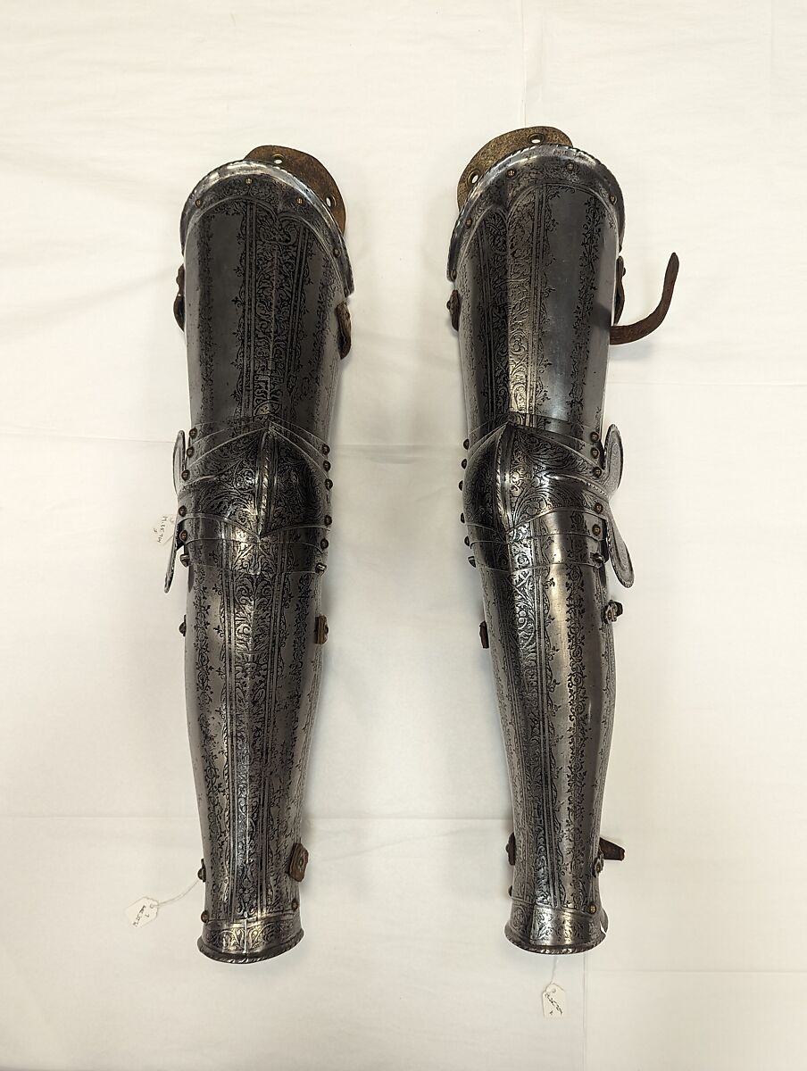 Composed Armor for a Youth, Some elements made by Raymond Bartel (French, died 1949), Steel, leather, textile, Italian, German, French, and American