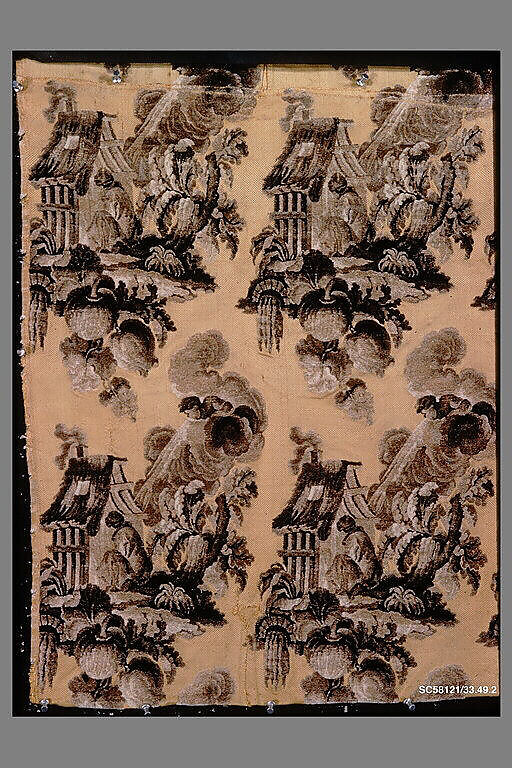 Fragment, Silk, French, probably Tours 