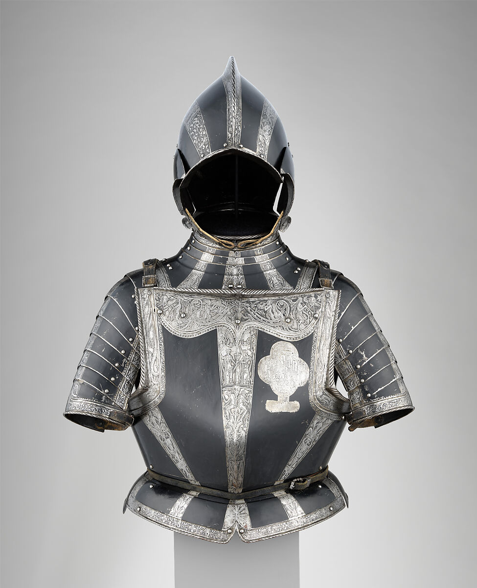 Armor, Steel, leather, Northern German, possibly Brunswick-Wolfenbüttel