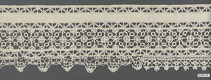 Border, Needle lace, Italian 