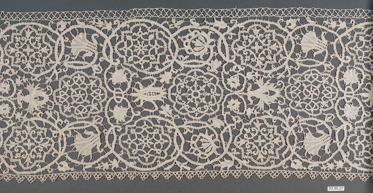 Border, Needle lace, Italian