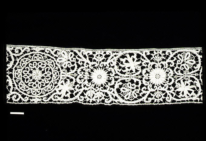 Border, Needle lace, Italian 