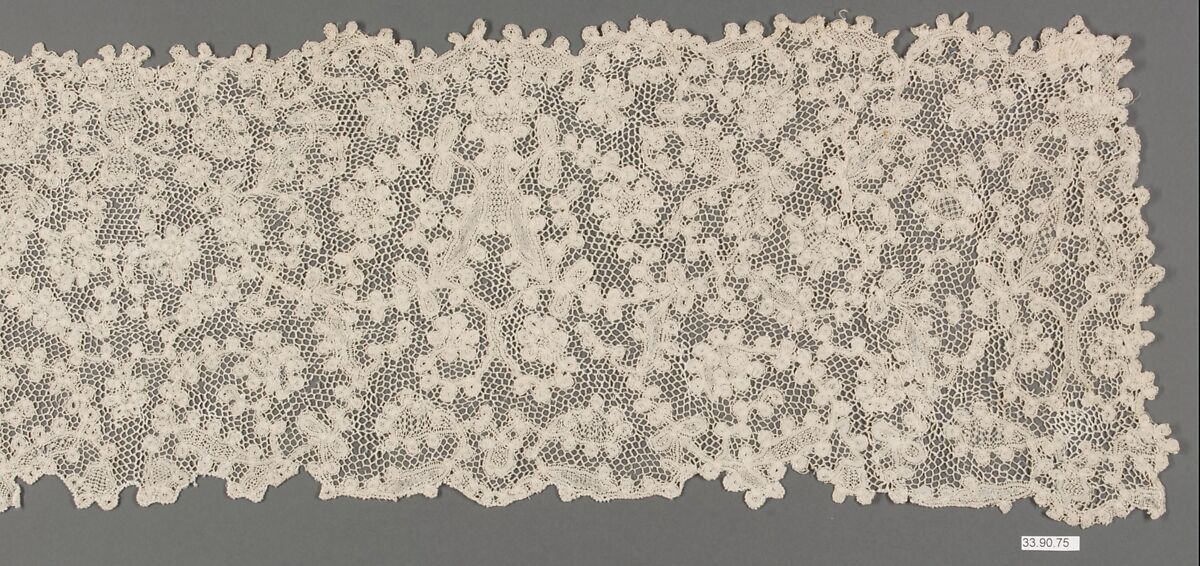 Scarf, Bobbin lace, Milanese lace, Italian or Dutch