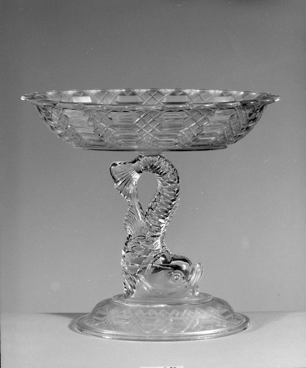 Compote, Bryce Brothers, Pressed glass, American 