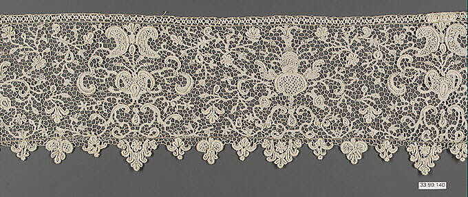 Edging, Needle lace, French 