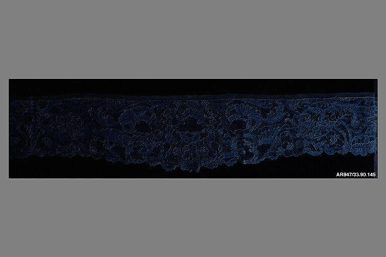 Edging, Needle lace, point d’Alençon, French
