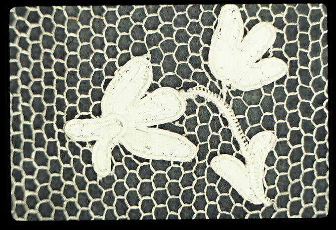 Cravat, Needle lace, point d’Alençon, point d'Argentan, French