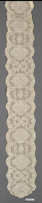 Lappets, Bobbin lace, French 