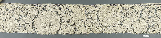 Edging, Bobbin lace, possibly Spanish 