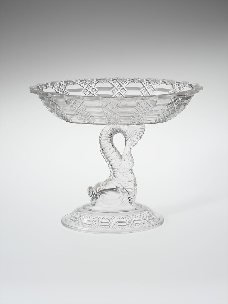 Compote, Bryce Brothers, Pressed glass, American 