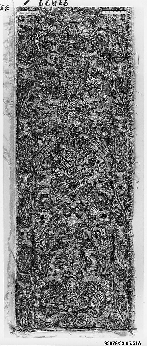 Orphrey, Silk and metal thread, Spanish 