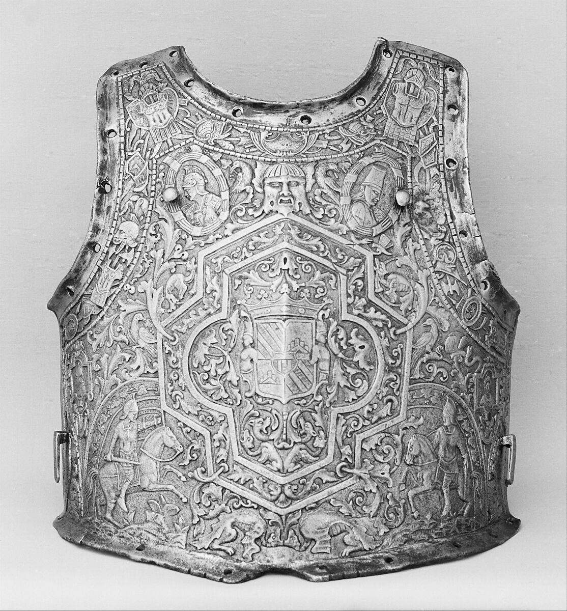 Breastplate, Steel, Italian, possibly Savoy 