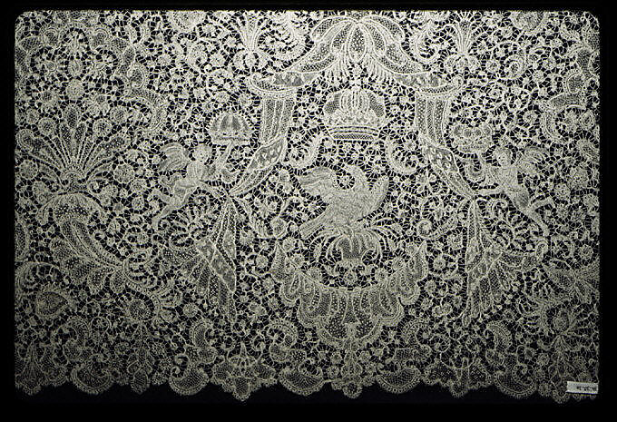 Flounce, Bobbin lace, Flemish, Brussels