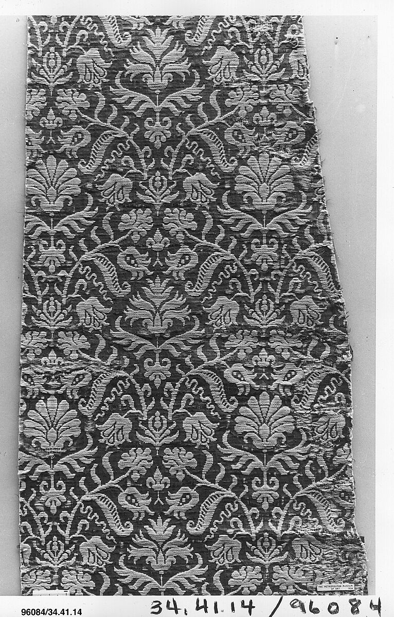 Piece, Silk and linen, Spanish 