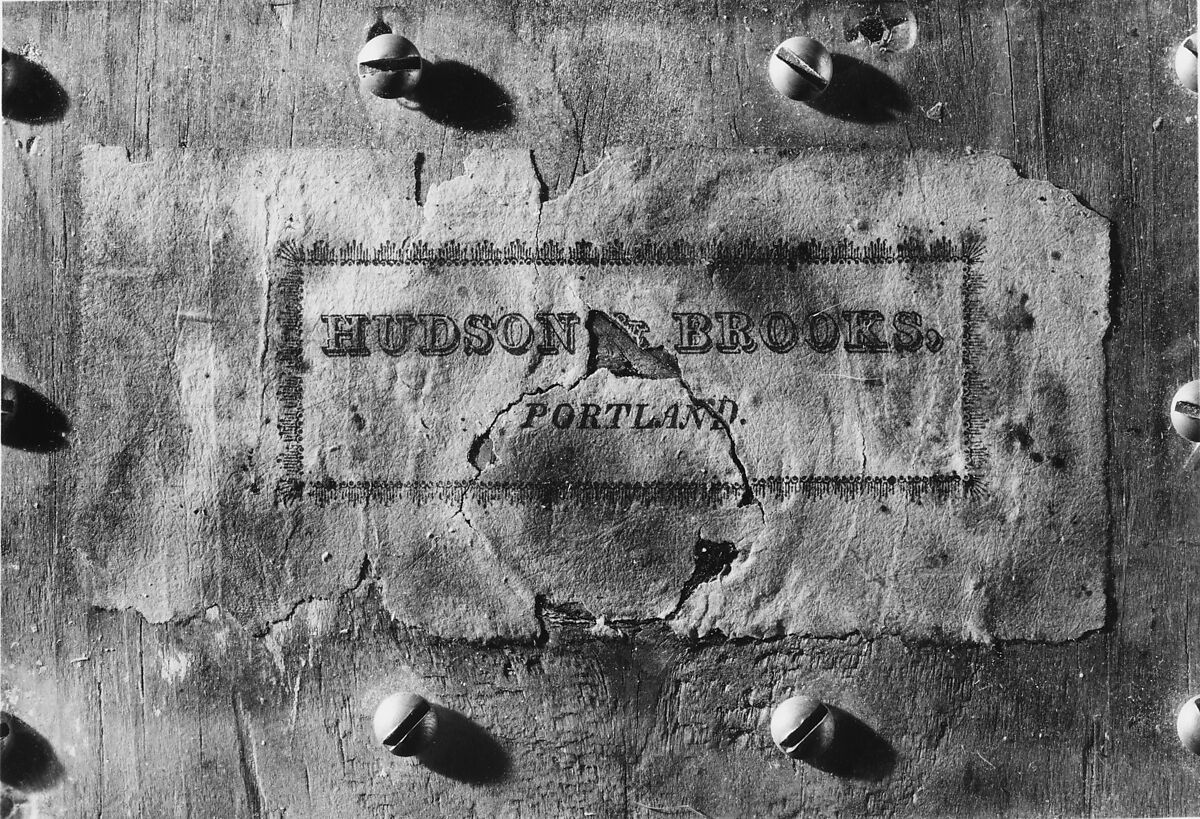 Rocking Chair, Hudson and Brooks (active ca. 1823), Maple, pine, mahogany, American