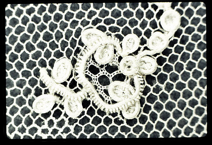 Edging, Needle lace, point d’Alençon, French