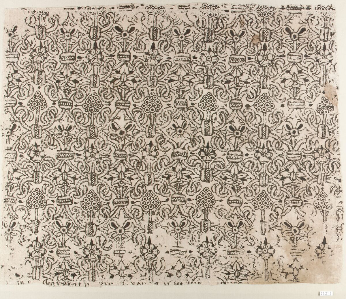 Panel of blackwork | British | The Metropolitan Museum of Art