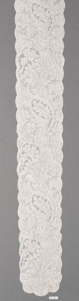 Lappet, Bobbin lace, French 