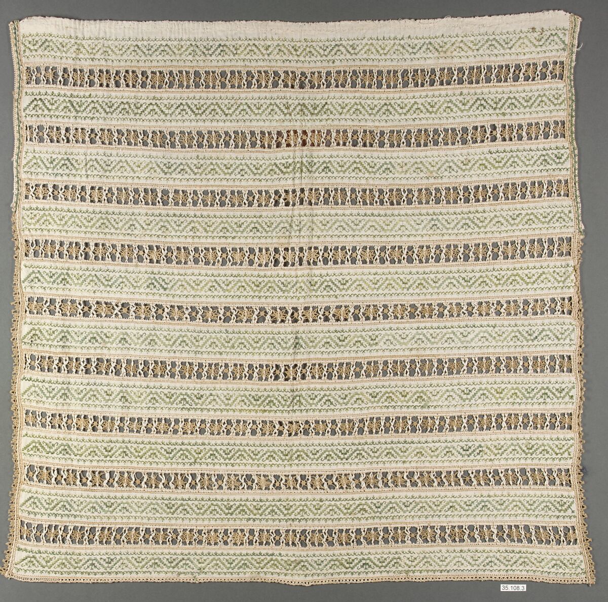 Panel, Drawnwork, Mexican