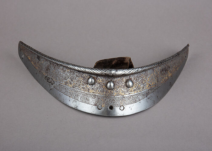 Crinet Plate Belonging to an Armor for Field and Tournament Made for Duke Nikolaus 