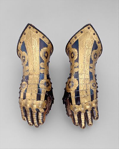 Pair of Gauntlets Belonging to the Armor of Duke Friedrich Ulrich of Brunswick (1591–1634)