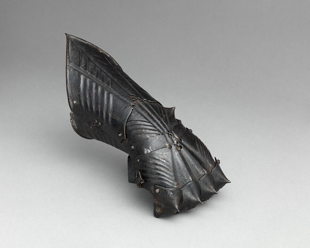 German Gothic Gauntlet for the Left Hand, Steel, South German or Austrian