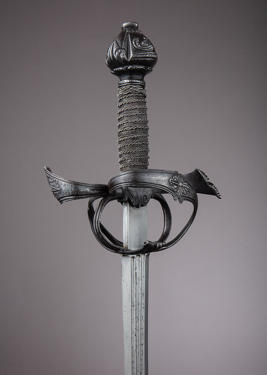 Rapier, Steel, iron, wood, Italian