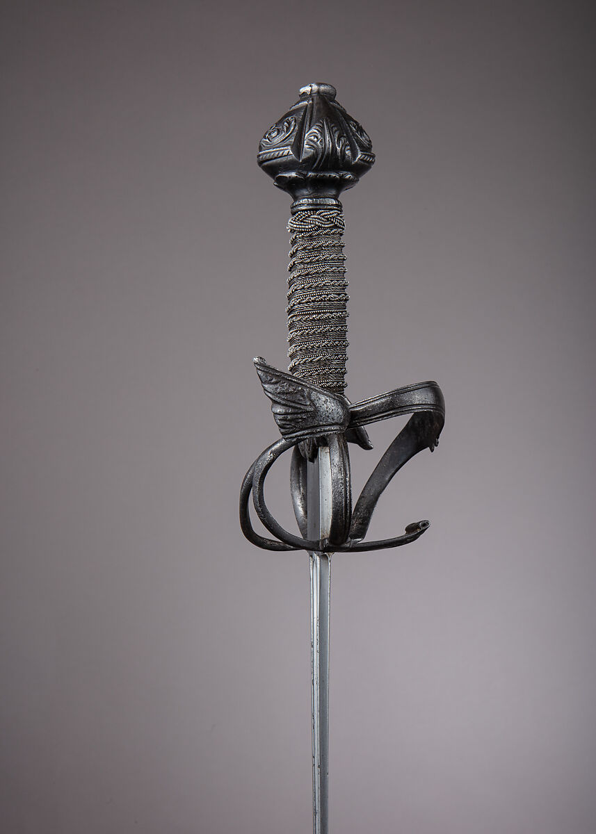 Rapier, Steel, iron, wood, Italian